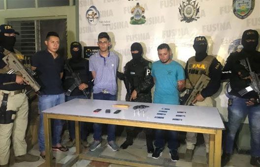 Caen tres miembros de la banda El Comandante por extorsión en San Pedro Sula