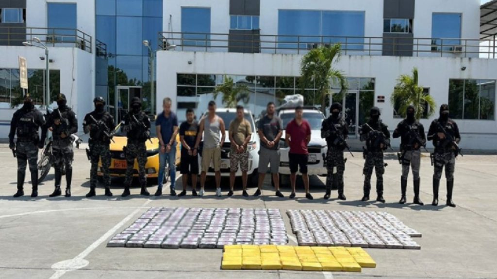Ecuador incauta 200 toneladas de drogas en 2024