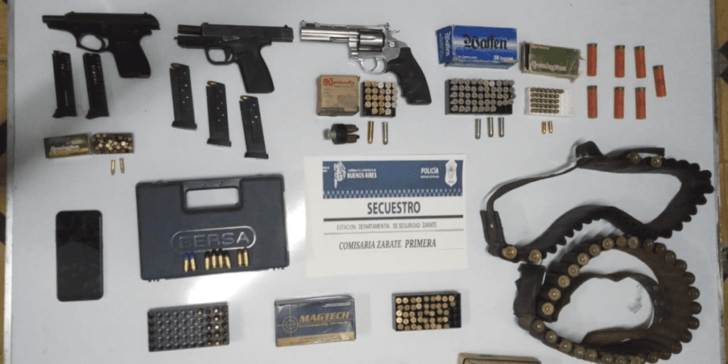 Zárate: Un aprehendido por lesiones, amenazas agravadas y abuso de arma de fuego