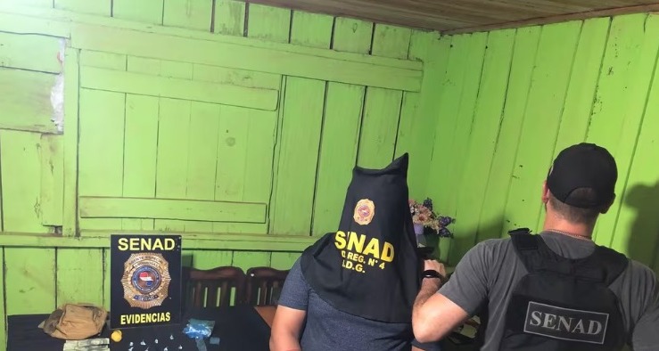 Desbaratan foco de venta de cocaína en Salto del Guairá
