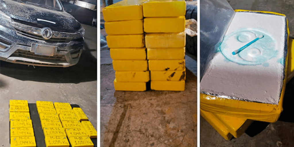 Prisión preventiva para investigado por transportar droga en camioneta en zona del VRAEM