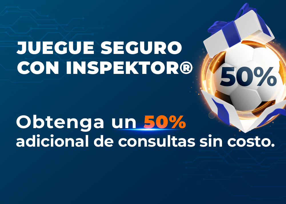 Promoción Inspektor con 50% adicional en consultas