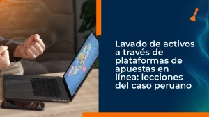 Analista de riesgos revisa alertas de lavado de activos en apuestas en una plataforma digital.