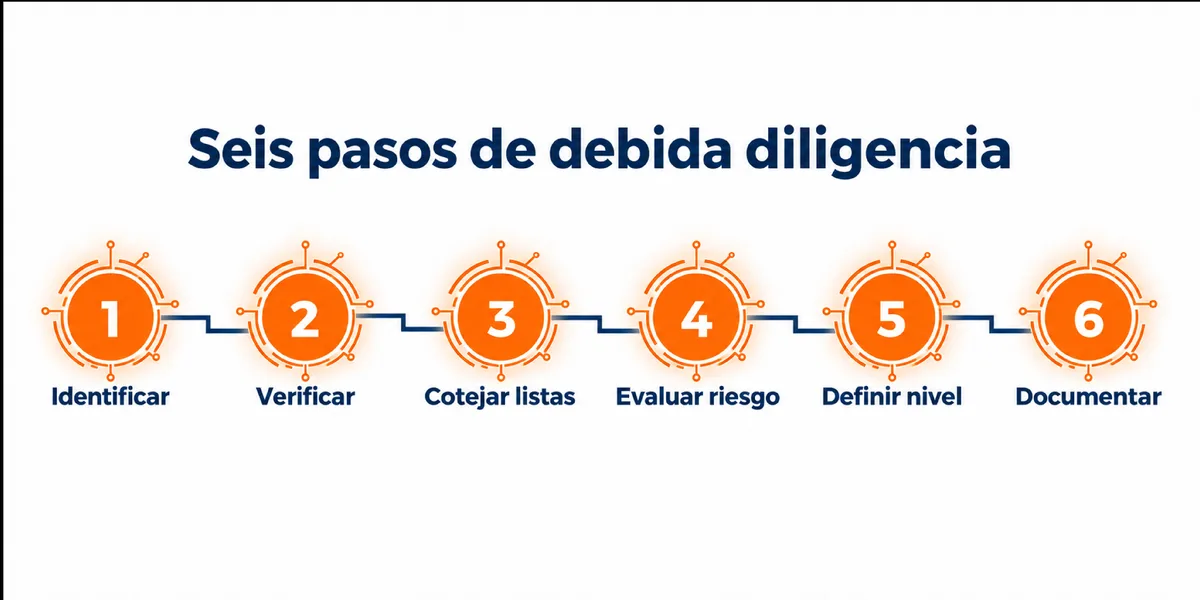 Seis pasos de la debida diligencia que establece la Resolución S-037-2026 de la SSNF