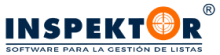 Inspektor a color Logo Inspektor Software para la gestión de listas